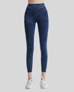 Athlesi AlignForm leggings in dark color front view with high waist and sculpting fit