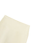 BaseLine High-Waisted Leggings in apricot, front waistband detail close-up