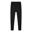 BaseLine High-Waisted Leggings in black, flatlay front view with high-waisted fit