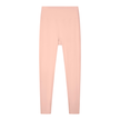 BaseLine High-Waisted Leggings in pink, flatlay front view with high-waisted fit