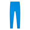 BaseLine High-Waisted Leggings in royal blue, flatlay front view with high-waisted fit