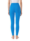 BaseLine High-Waisted Leggings in royal blue, lower body back view