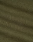 Closeup of army green cotton fabric on Camo Accent Hoodie