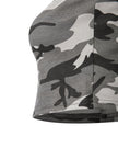 lose-up of the underbust construction on the Camo Tube Top in Gray