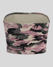 Camo Tube Top in Pink Camo back view