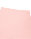 Closeup of smooth high-rise waistband on Contour Yoga Leggings in pink