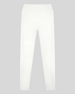 Contour Yoga Leggings in white with high-rise waistband front view