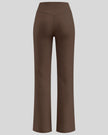 Contour Yoga Pants in Brown back view
