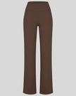 Contour Yoga Pants in Brown front view