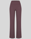 Contour Yoga Pants in Plum Purple front view