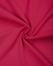 Detailed view of the lightweight performance fabric on the Contour Yoga Pants in Rose Red