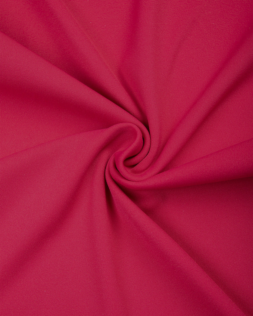 Detailed view of the lightweight performance fabric on the Contour Yoga Pants in Rose Red