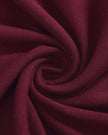 ContourEase Ruched Maxi Dress in Wine Red, detailed view of smooth medium-weight stretch fabric texture