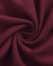 ContourEase Sleeveless Maxi Dress in Wine Red, detailed view of smooth medium-weight stretch fabric texture