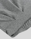 Closeup of elasticized hem on ContourEase Stand Collar Jacket in Flower Gray