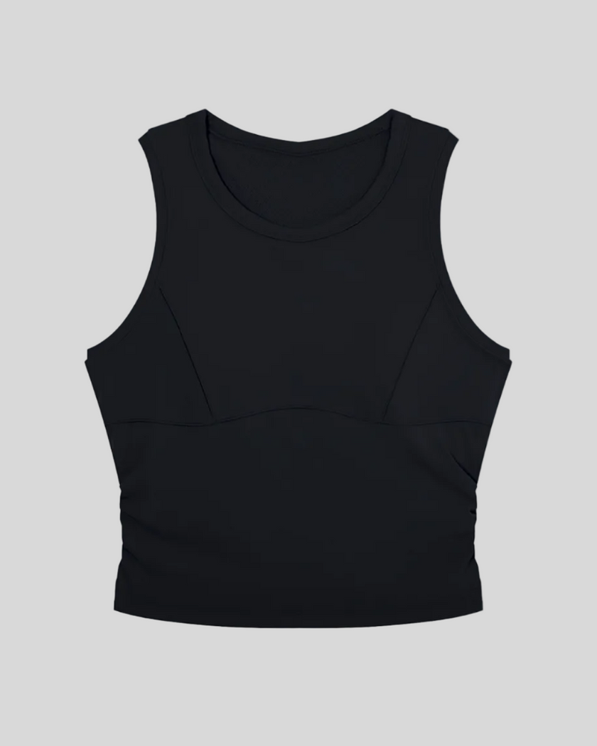 ContourForm Studio Tank in black front view