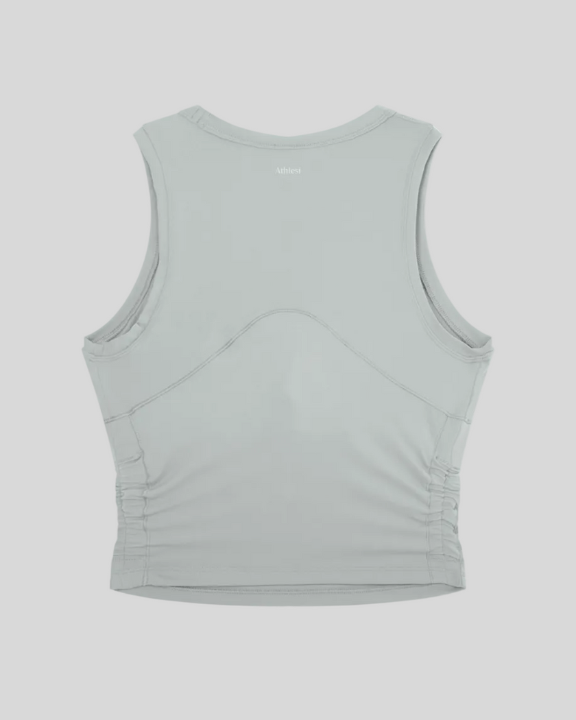 ContourForm Studio Tank in light gray back view