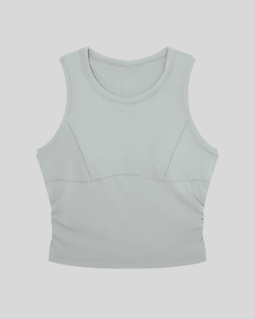 ContourForm Studio Tank in light gray front view