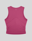 ContourForm Studio Tank in rose red back view
