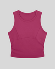 ContourForm Studio Tank in rose red front view