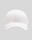CoreForm Essential Cap in white front view with structured crown and curved brim