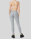 Back view of light gray ribbed CoreLift Sculpt Legging
