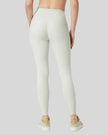 Back view of white ribbed CoreLift Sculpt Legging