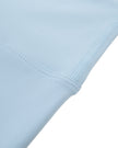 CoreLine Biker Shorts in sky blue, side waistband detail close-up