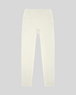 CoreLine High-Waisted Leggings in beige, flatlay front view with high-waisted fit