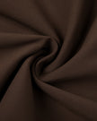 CoreLine High-Waisted Leggings in brown, fabric texture close-up 2