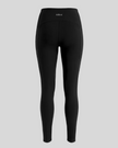 CoreLine Sculpt Leggings in black, 3D front view with high-waisted sculpt fit