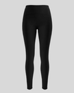 CoreLine Sculpt Leggings in black, 3d front view with high-waisted sculpt fit