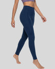 CoreLine Sculpt Leggings angled side view showing fit and stretch