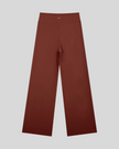 CoreLine Yoga Pants in Brick Red back view