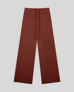 CoreLine Yoga Pants in Brick Red front view