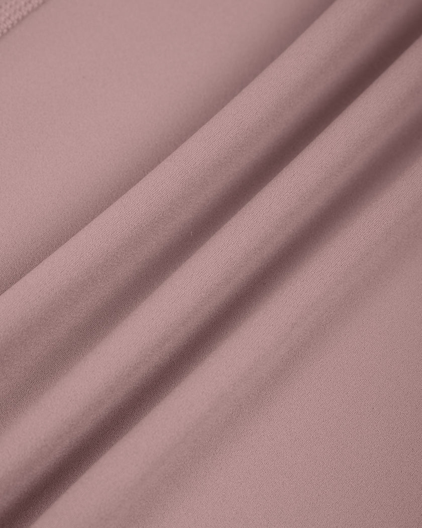 Fabric texture detail of CoreLine Yoga Pants in Cameo