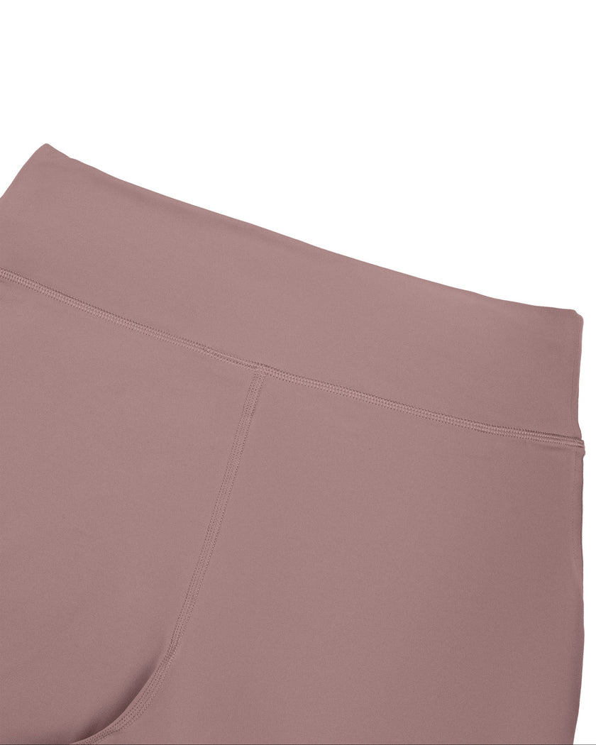 Back waistband detail of CoreLine Yoga Pants in Cameo