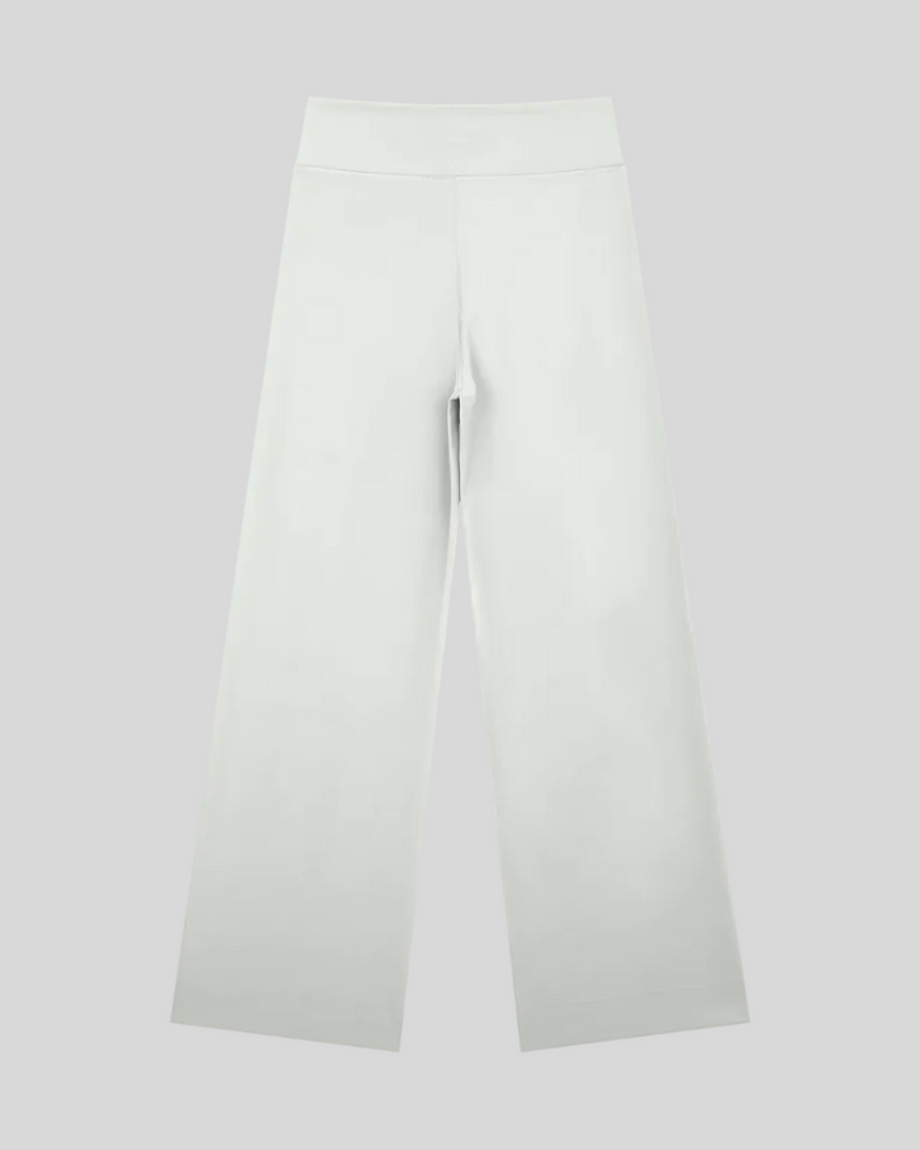 CoreLine Yoga Pants in Light Gray back view