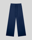 CoreLine Yoga Pants in Navy Blue front view