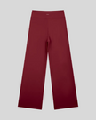 CoreLine Yoga Pants in Wine Red back view