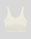 CoreLine Yoga Sports Bra in Beige back view