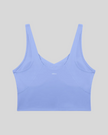 CoreLine Yoga Sports Bra in Lavender back view