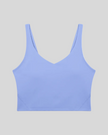 CoreLine Yoga Sports Bra in Lavender front view