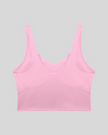 CoreLine Yoga Sports Bra in Pink back view