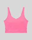 CoreLine Yoga Sports Bra in Rose Red front view