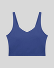 CoreLine Yoga Sports Bra in Royal Blue front view