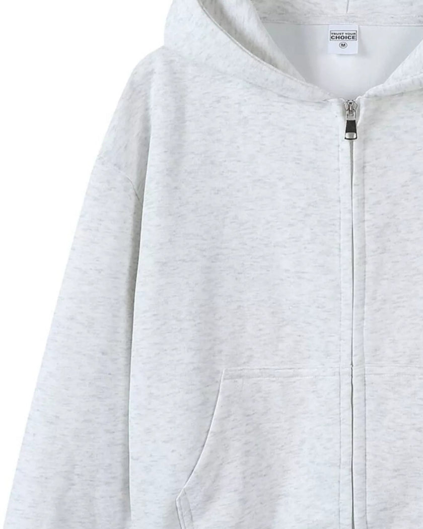 CoreZip Hooded Jacket in light green close-up showing sleeve and hood detail
