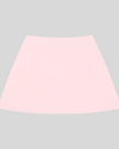 CourtClub A-Line Skirt in Light Pink front view featuring a flattering high-rise waistband and flowing silhouette.