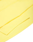 Close-up of the built-in shorts inside the CourtClub A-Line Skirt in Yellow.