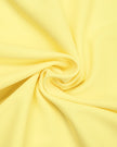 Detailed view of the premium knit fabric texture on the CourtClub A-Line Skirt in Yellow.